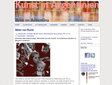 Tablet Screenshot of kunstinargentinien.com